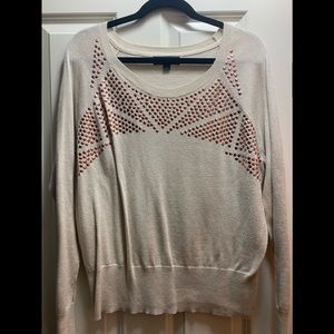 Mossimo Large sweater womens beige copper
